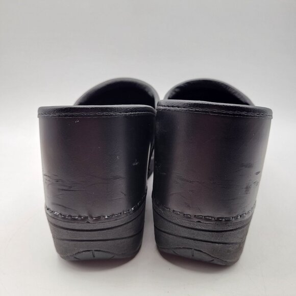Dansko XP 2.0 Clogs Black Leather Comfort Shoes Arch Support Womens 41 (10.5-11) - Picture 11 of 15